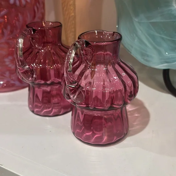 Set of vintage art glass